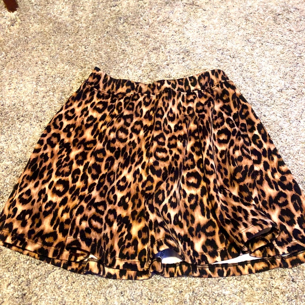 Leopard Print Skirt